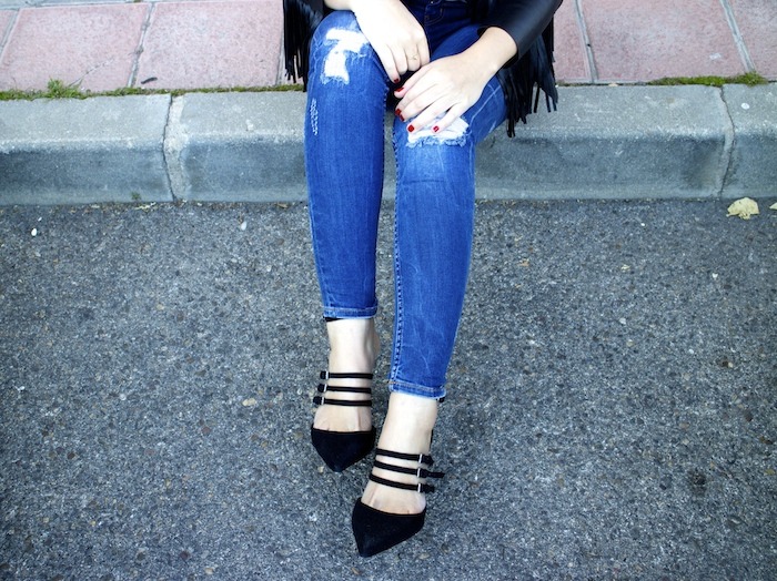 boohoo fringed jacket Prada bag Zara jeans shoes hysteresisofficial sunnies amaras la moda 8