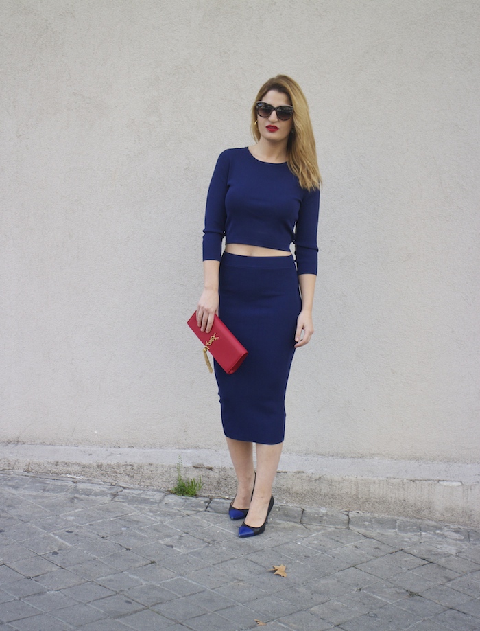 etxart and panno top and skirt Yves saint laurent bag amaras la moda Paula Fraile Fashion blogger2
