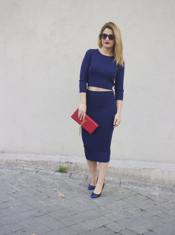 etxart and panno top and skirt Yves saint laurent bag amaras la moda Paula Fraile Fashion blogger7